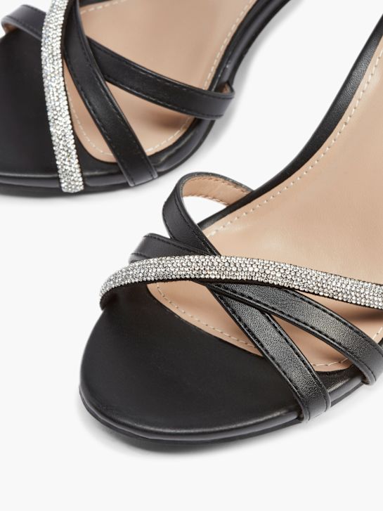 Catwalk Sandál na opätku Čierna 7790 5