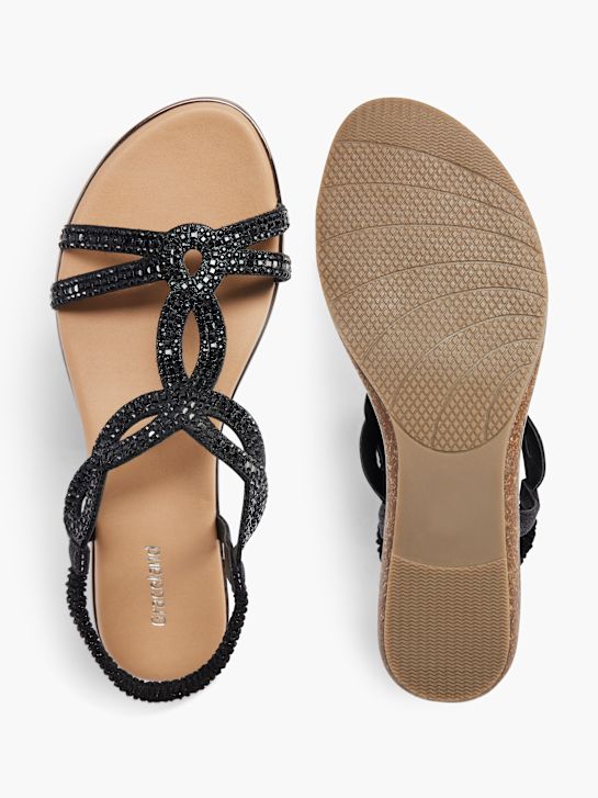 Graceland Sandal Sort 5962 3