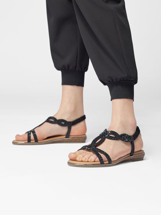 Graceland Sandal Sort 5962 7