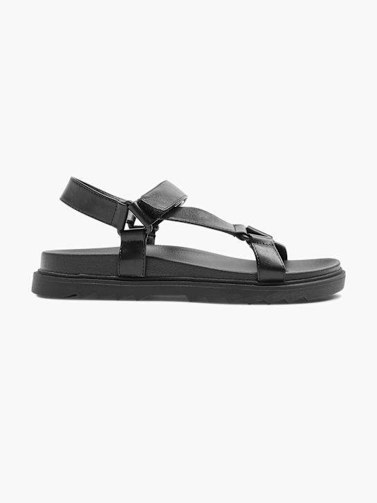 Catwalk Sandale Schwarz 10372 2
