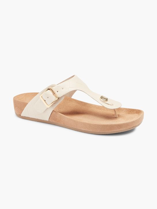 Graceland Tongs Beige 24623 6