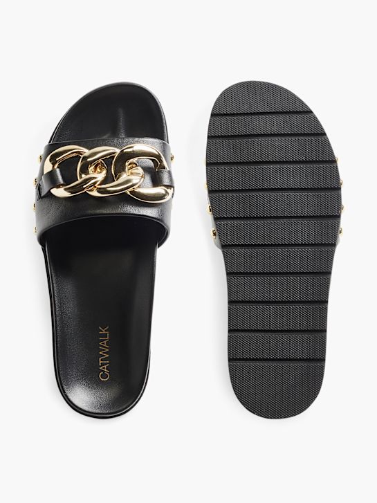 Catwalk Šľapky Čierna 3250 3