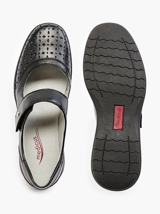 Medicus Halbschuh Schwarz 36861 3