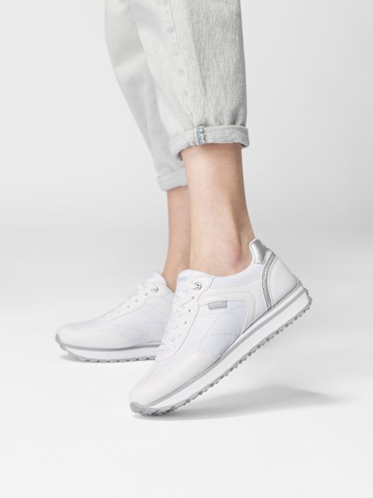 ESPRIT Sneaker Weiß 672 7