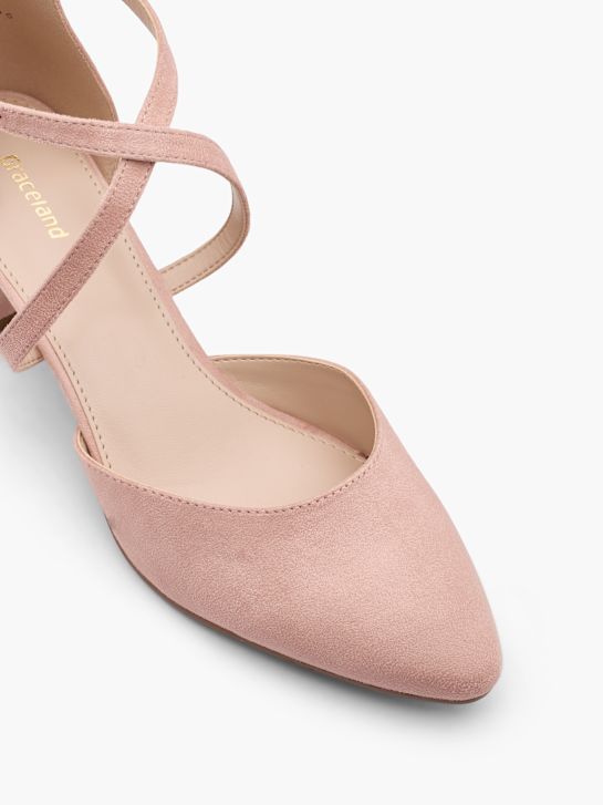 Graceland Tacones con hebilla Rosa 4160 3