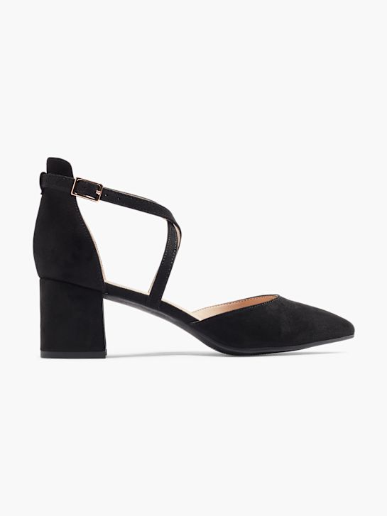 Graceland Tacones con hebilla Negro 4161 1