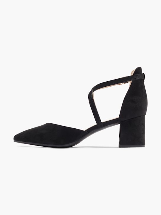 Graceland Tacones con hebilla Negro 4161 2