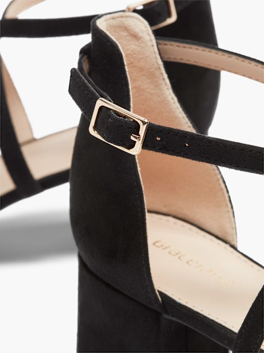 Graceland Spangenpumps Schwarz 4161 5