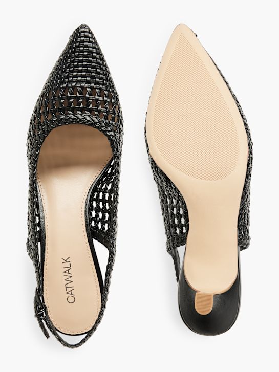 Catwalk Décolleté con cinturino Nero 20233 3