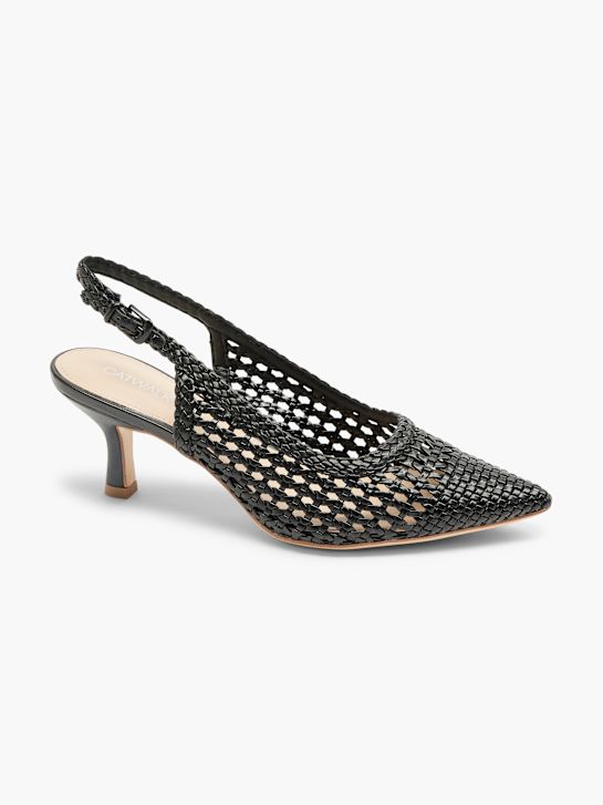 Catwalk Slingback salonarji Črna 20233 6