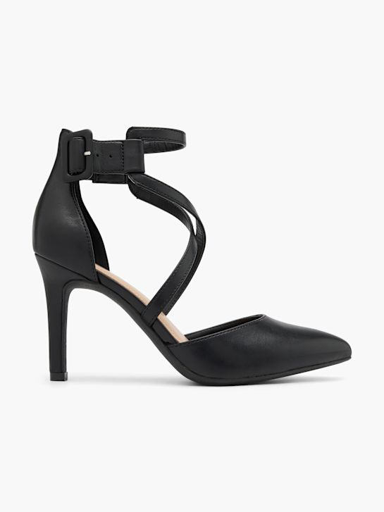 Graceland Sapato de salto com fivela Preto 20654 1