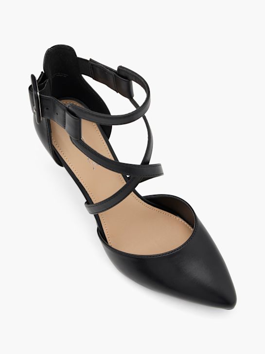 Graceland Sapato de salto com fivela Preto 20654 2