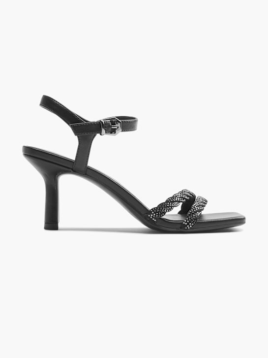 Catwalk Sandalo con tacco Nero 57305 1