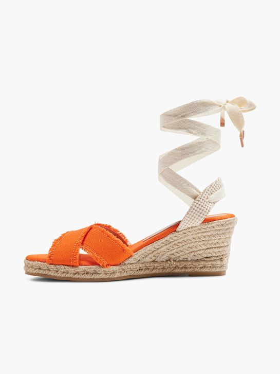 Graceland Højhælet sandal Orange 6910 2