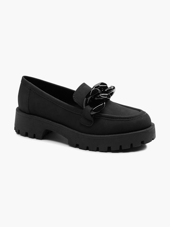 Catwalk Loaferi Negru 1411 6