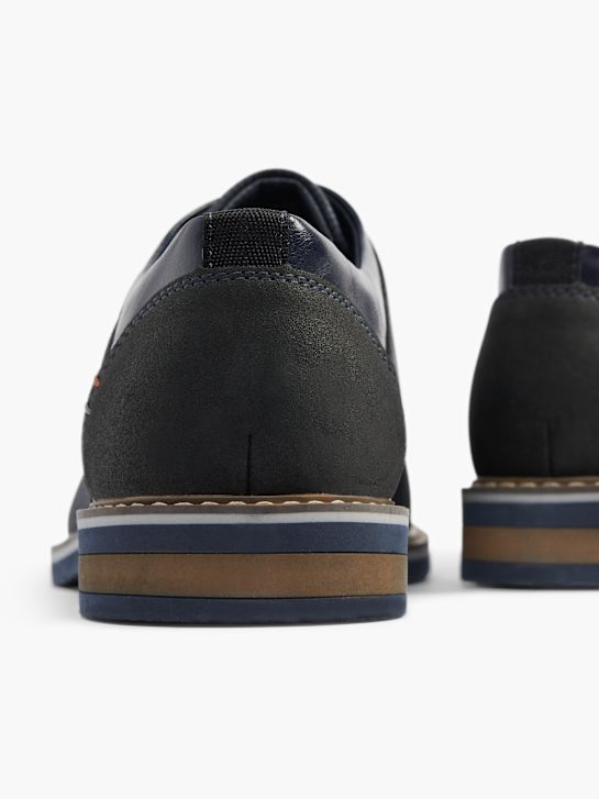 AM SHOE Společenská obuv Modrá 1412 4