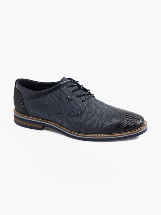 AM SHOE Společenská obuv Modrá 1412 6