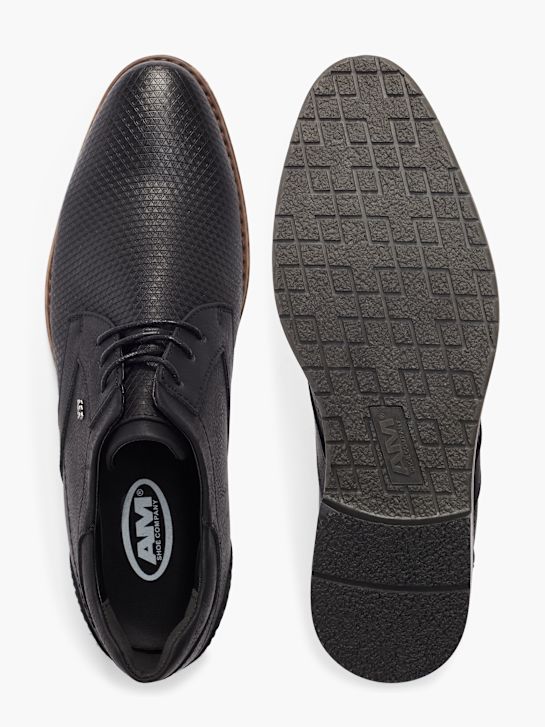AM SHOE Business sko Sort 691 3