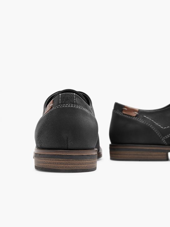 AM SHOE Poslovni čevlji Črna 18650 4