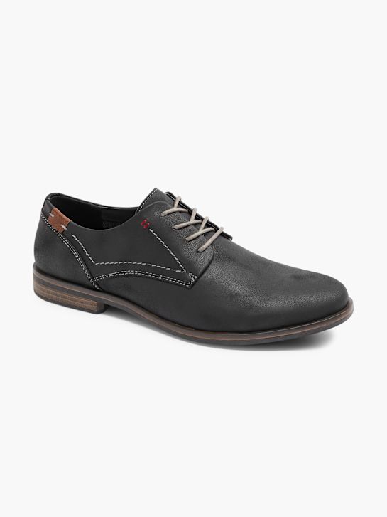 AM SHOE Poslovni čevlji Črna 18650 6