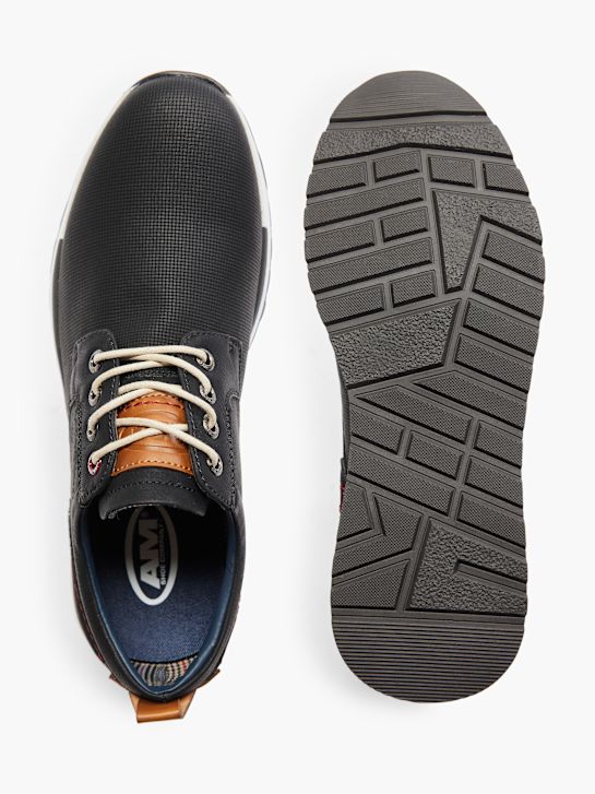 AM SHOE Sneakersy Czarny 48933 3