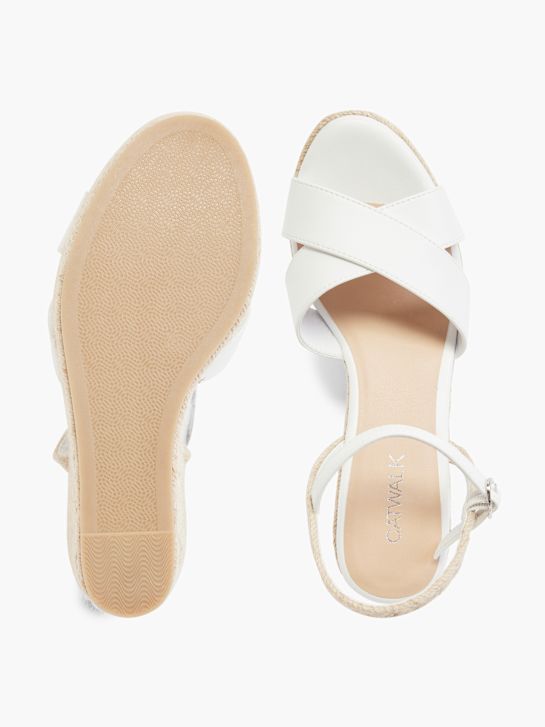 Catwalk Sandál na opätku Biela 5989 3