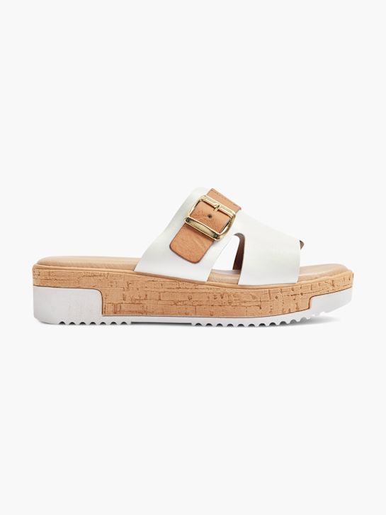 Graceland Chinelo com palmilha alta Branco 20968 1