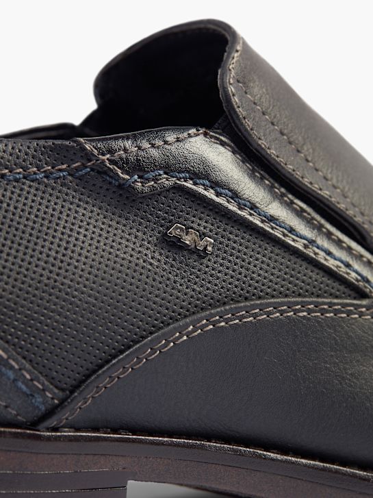 AM SHOE Společenská obuv Černá 28055 5
