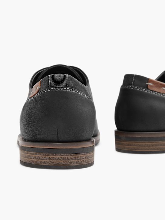 AM SHOE Alkalmi cipő fekete 90791 4