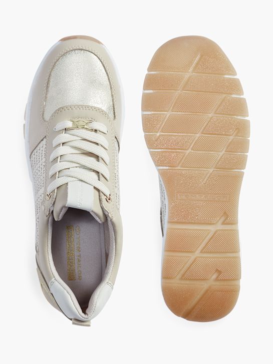TOM TAILOR Sneaker bézs 18597 4