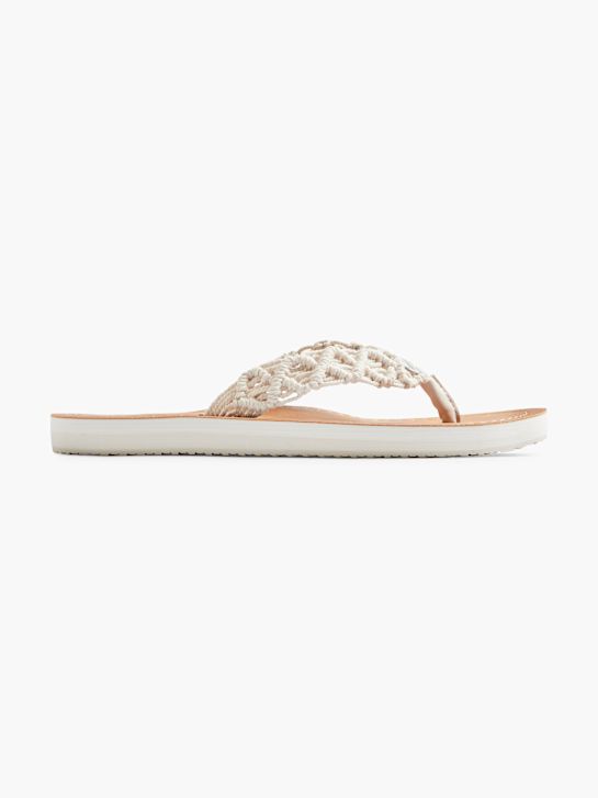 ESPRIT Sandal med tå-split Offwhite 18599 1
