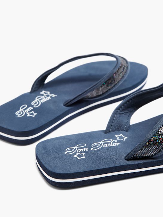 TOM TAILOR Sandal med tårem Mörkblå 4205 4