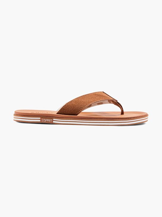 ESPRIT Tongs Cognac 22893 1