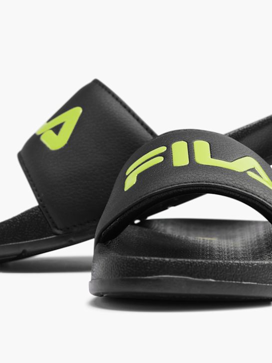 FILA Klapki Czarny 6017 5