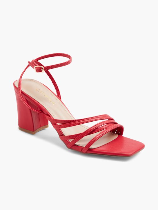 Catwalk Højhælet sandal Rød 5156 6