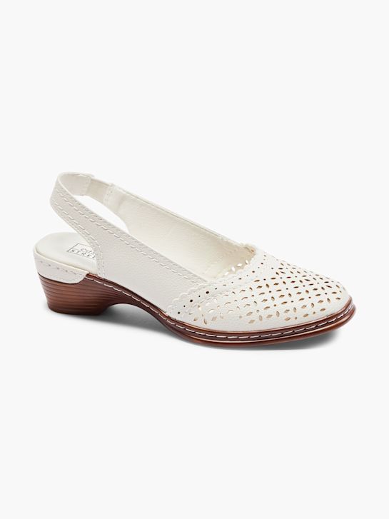 Easy Street Décolleté con cinturino Bianco 5159 6