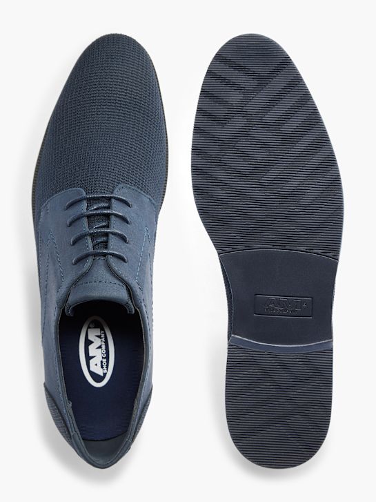 AM SHOE Business sko Blå 734 3