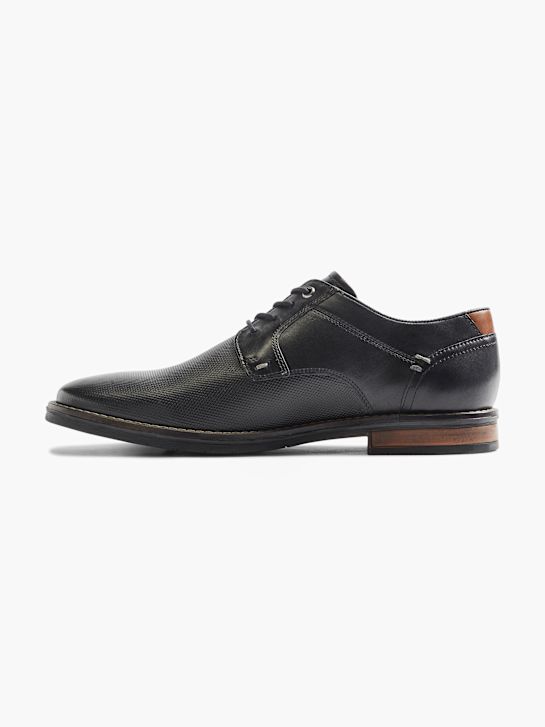 AM SHOE Poslovni čevlji Črna 4221 2