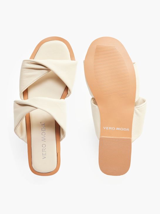 Vero Moda Płaskie klapki Beżowy 2395 3