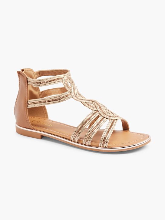 Catwalk Sandale Rjava 2402 6
