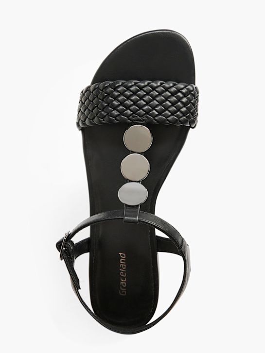 Graceland Sandal Sort 10238 3