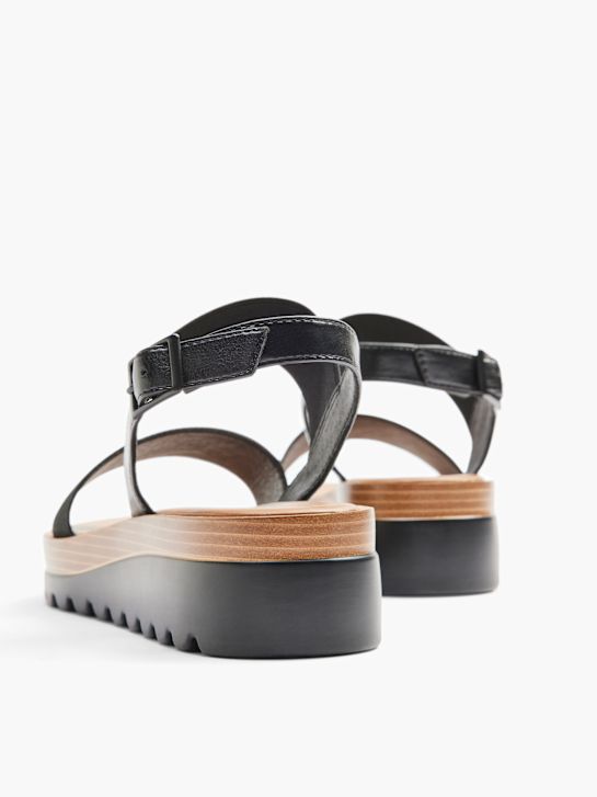 Graceland Sandale Noir 6037 4