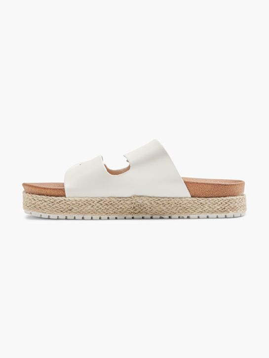 Graceland Chinelo com palmilha alta Branco 20563 3