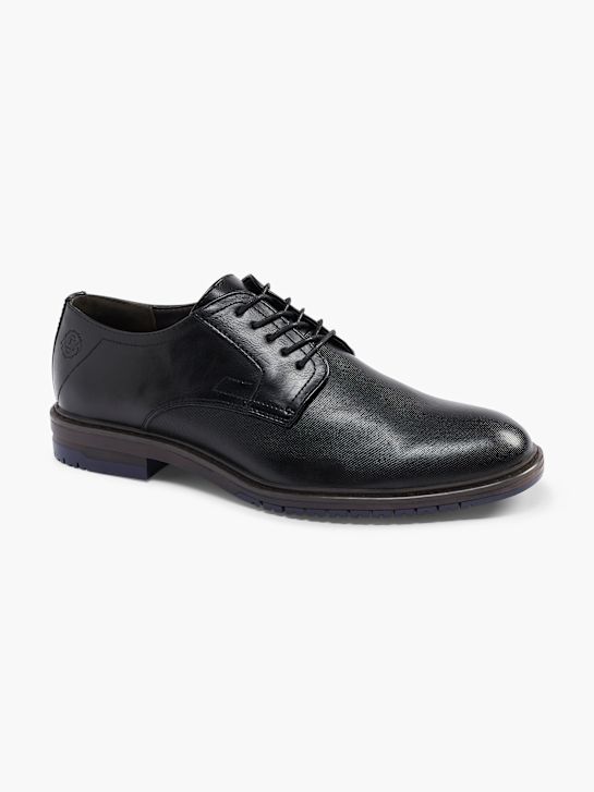AM SHOE Businessschuh Schwarz 2419 6