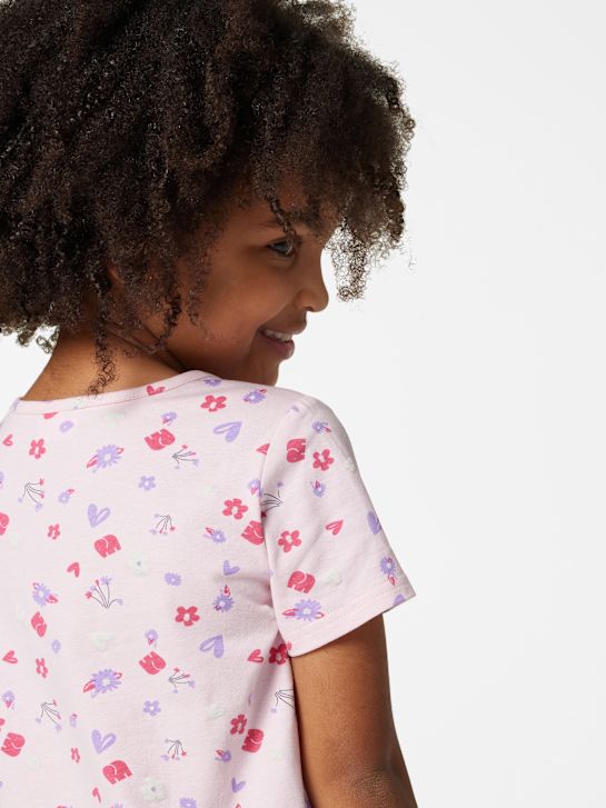 elefanten T-Shirt Rosa 36598 5