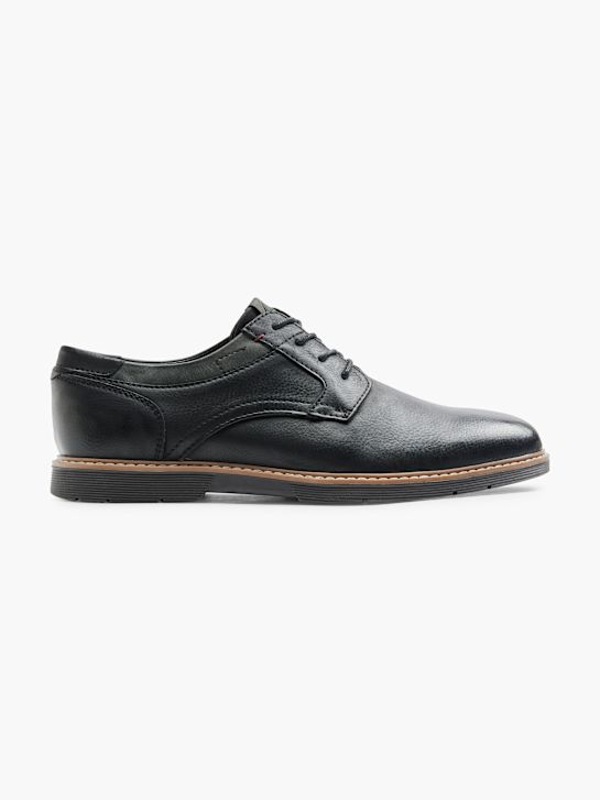 AM SHOE Business sko Sort 7033 1