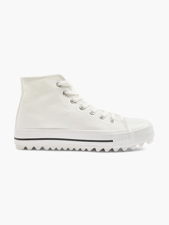 Claudia Ghizzani Hoher Sneaker Weiß 7040 1