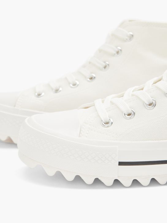 Claudia Ghizzani Mid cut sneaker Hvid 7040 5