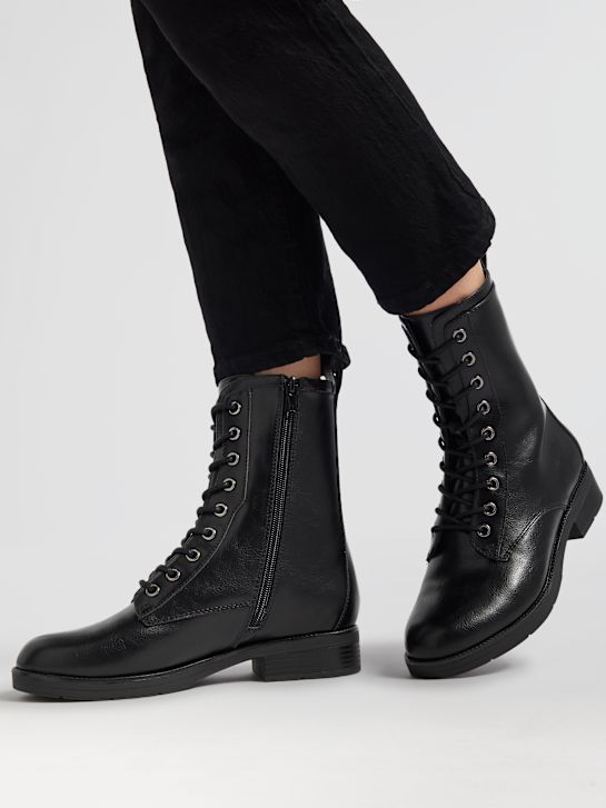 Graceland Schnürboots Schwarz 19400 7