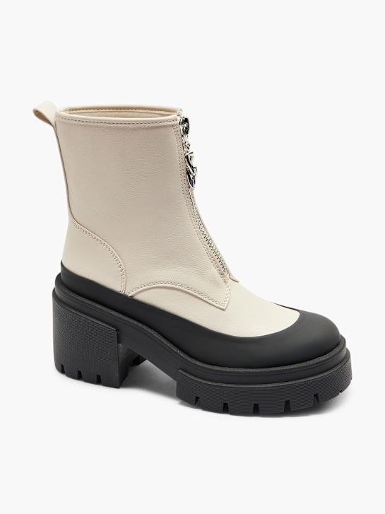 Catwalk Klassisk ankelstøvle Creme 7047 6